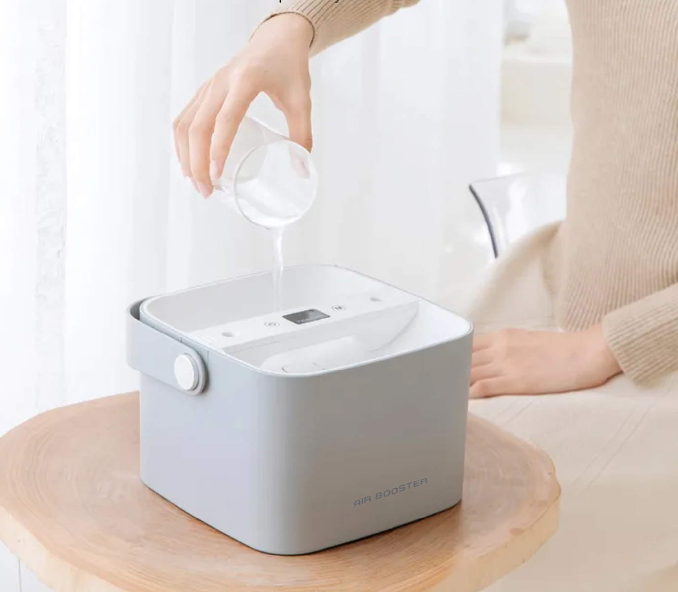 Ultradźwiękowy nawilżacz powietrza Air Essence™ Poniente, biały - obrazek 5