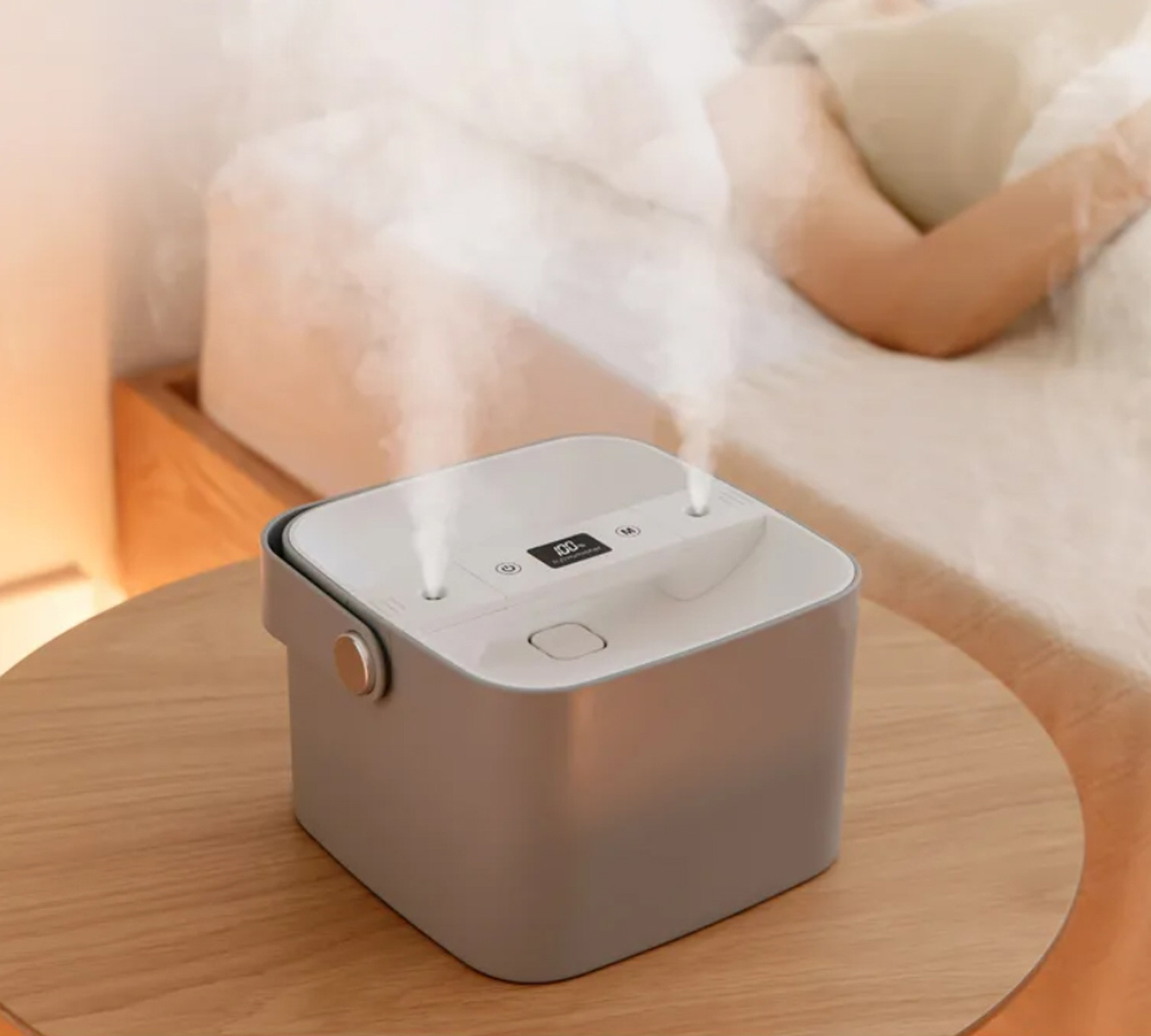Ultradźwiękowy nawilżacz powietrza Air Essence™ Poniente, biały - obrazek 4