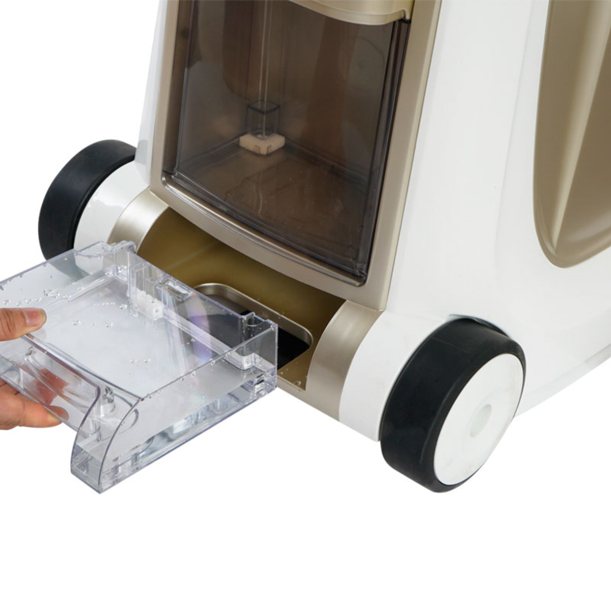 Air Essence™ LuminaSteam Elysium - system do prasowania 2w1, parownica do ubrań, uniwersalne żelazko parowe, biały - obrazek 10