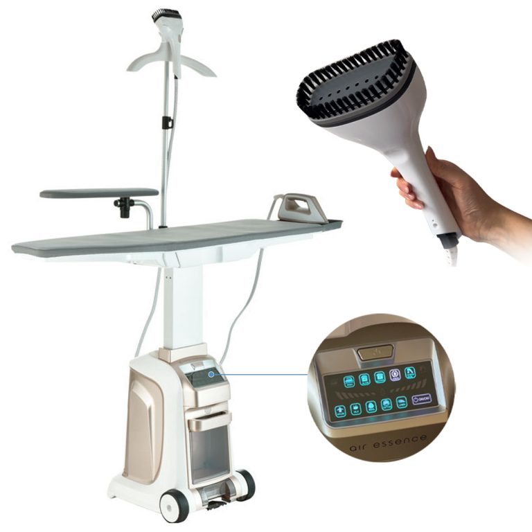 Air Essence™ LuminaSteam Elysium Max 150 g/min - system do prasowania 2w1, parownica do ubrań, uniwersalne żelazko parowe, biały system-parowy-slider-208