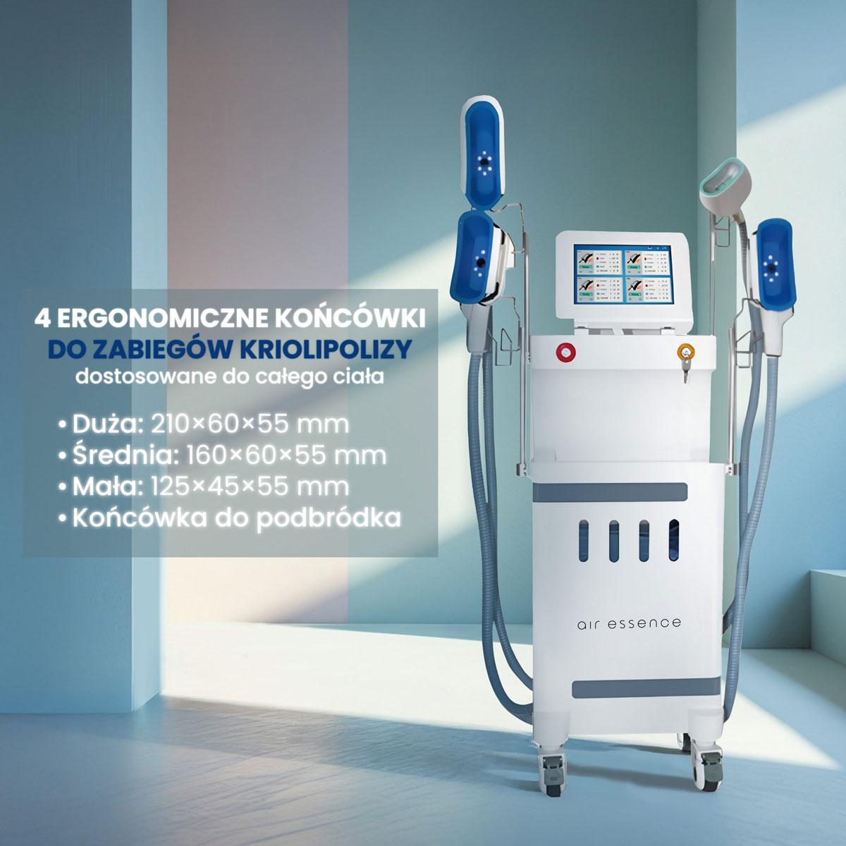 Air Essence™ Air Essence™ Borea Plus urządzenie do kriolipolizy, wyszczuplania i modelowania sylwetki - obrazek 3