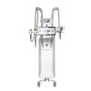 Srebrno-białe urządzenie Air Essence™ MuseShape 2 do endermologii, widok z przodu, ekran dotykowy i głowice zabiegowe