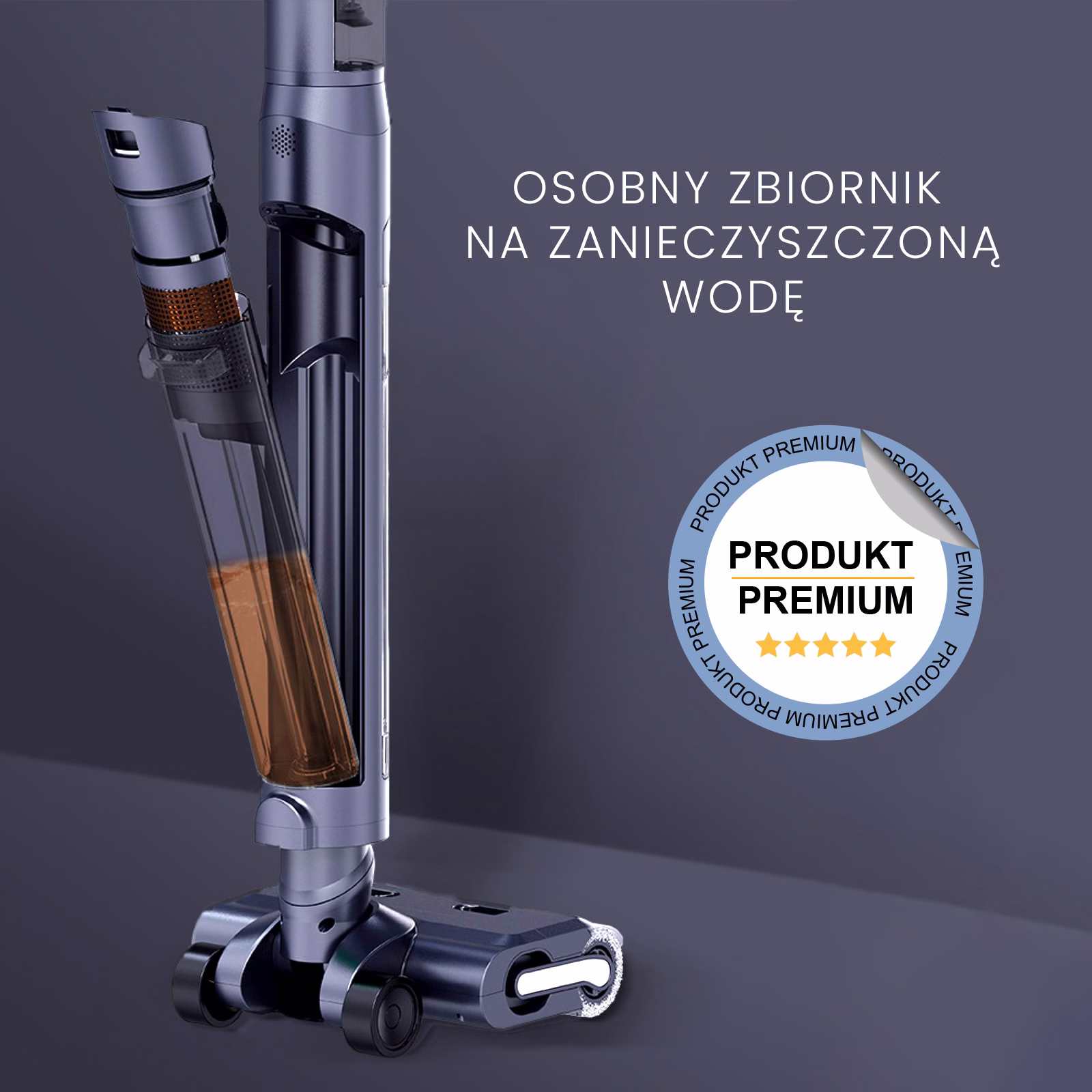 Stojący Odkurzacz Myjący, Bezprzewodowy 7w1, Air Essence™ Typhoon (Tajfun) Drive Jet - obrazek 27