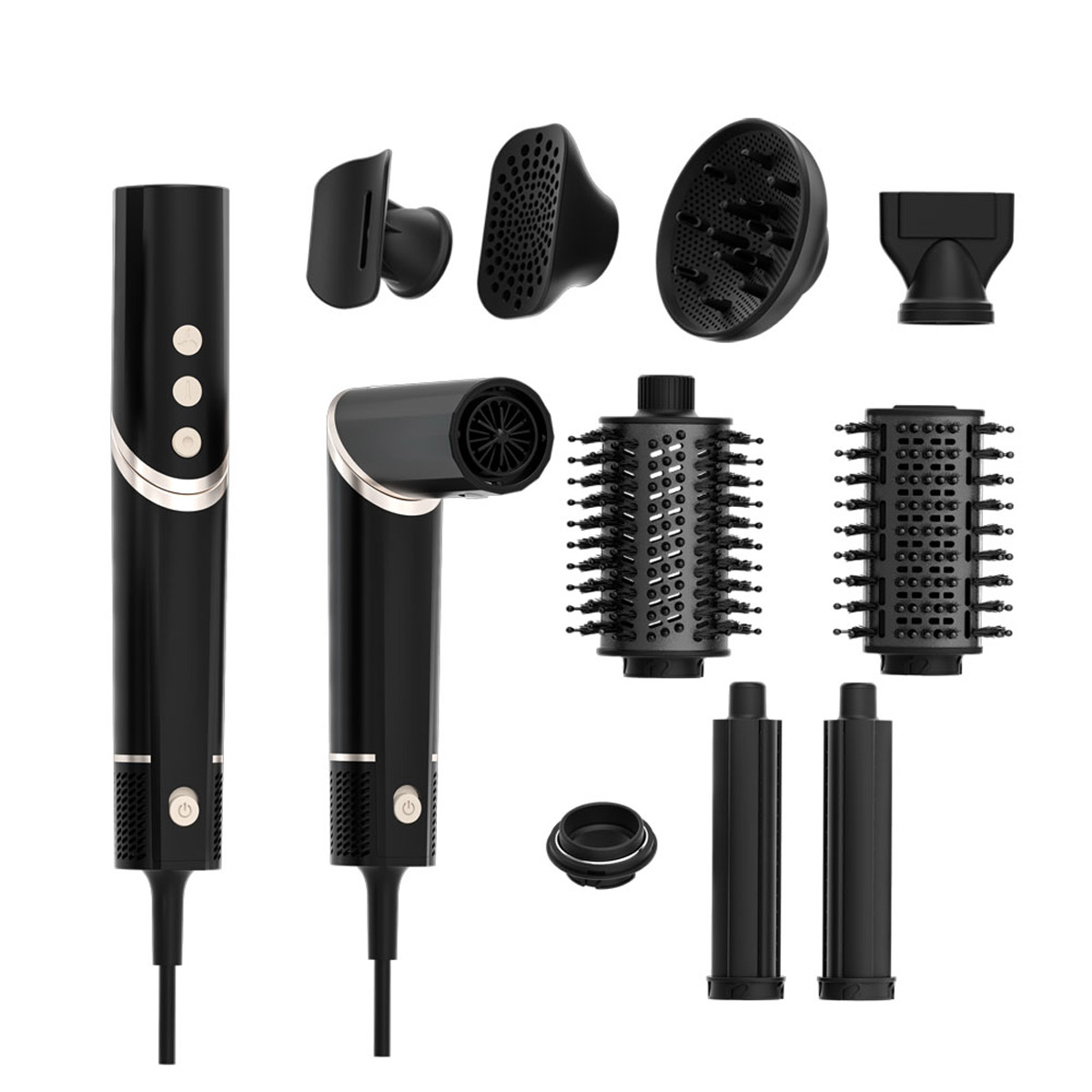 Air Essence™ Aurora Black, suszarka do włosów, styler do stylizacji włosów