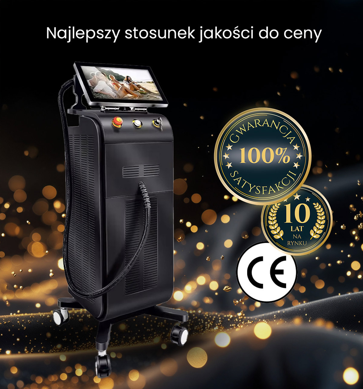 Air Essence™ Harmattan IPL Black laser diodowy do depilacji usuwanie owłosienia (800W + 2000W IPL) - obrazek 7