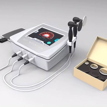 Air Essence™ CET RET, białe elektroniczne urządzenie do pielęgnacji skóry z technologią TECAR i RF do modelowania sylwetki i uśmierzania bólu.