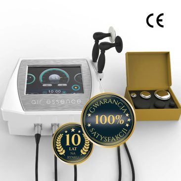 Air Essence™ CET RET to nowoczesne urządzenie kosmetyczne do modelowania sylwetki i redukcji bólu, wykorzystujące technologię TECAR i RF. Posiada certyfikaty: 10 lat na rynku i 100% gwarancji satysfakcji oraz znak CE.