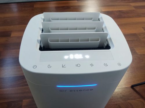 Grafenowy oczyszczacz Powietrza Air Essence™ Eco Plasma LCD ESP Graphene, Sterylizator UVC, Biały photo review