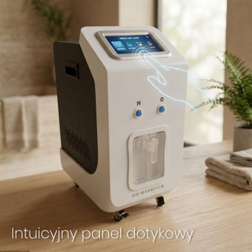 Inhalator wodoru Euria E3 z intuicyjnym panelem dotykowym