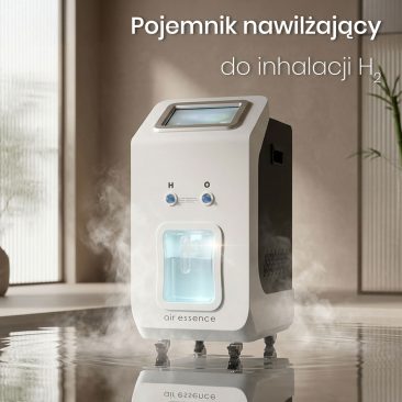 Inhalator wodoru Euria E3 z pojemnikiem nawilżającym do inhalacji H2