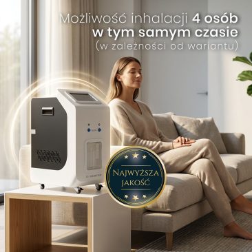 Inhalator wodoru Air Essence Euria E3 3w1 w domowym wnętrzu