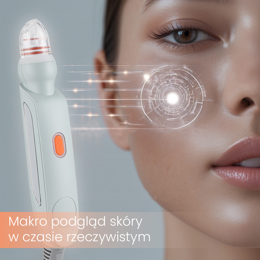 Air Essence™ Hydro Oxygen urządzenie do mikrodermabrazji i oczyszczania wodorowego z kamerą skóry 6w1 - obrazek 4