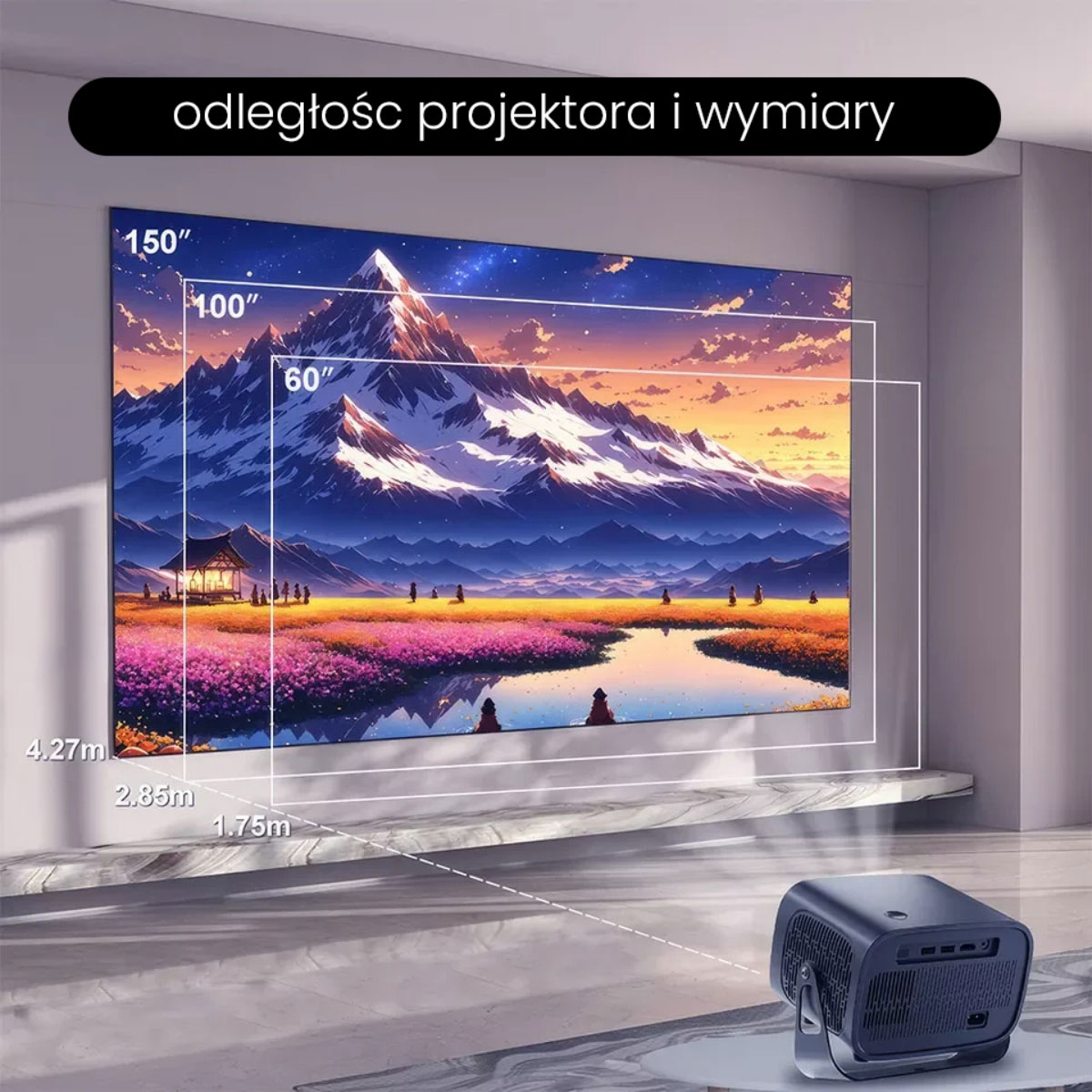 Przenośny mini projektor, Cinema Projector M51 - obrazek 4