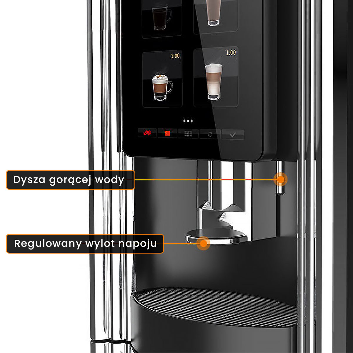 Automatyczny ciśnieniowy ekspres do kawy Air Essence™ Cafe Master - obrazek 4