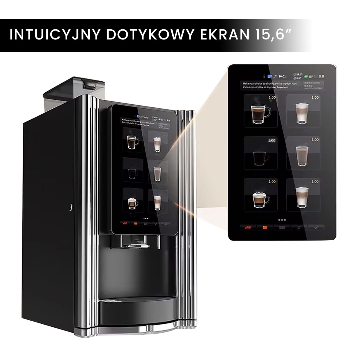 Automatyczny ciśnieniowy ekspres do kawy Air Essence™ Cafe Master - obrazek 5