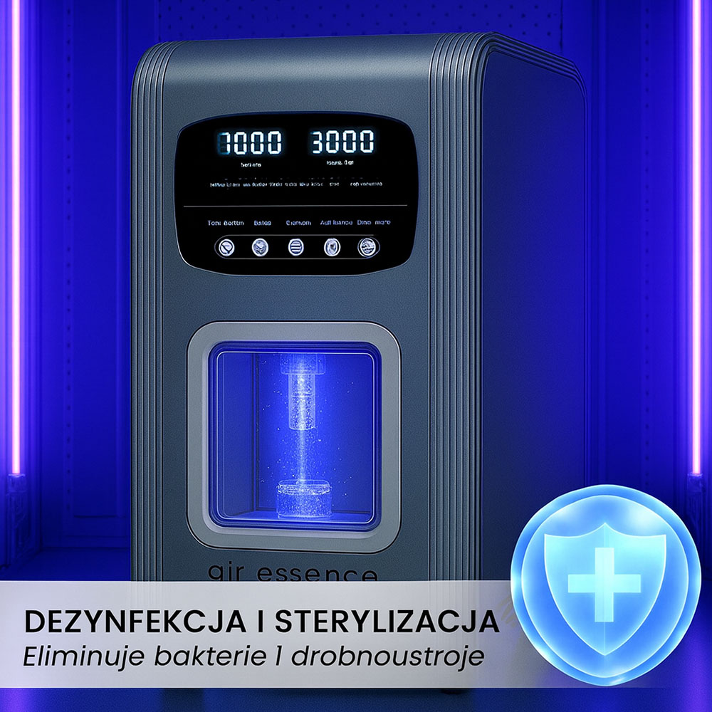 Air Essence™ Euria E6 - inhalator wodoru 1500ml, 2000ml, 3000ml, 4500ml, 6000ml, H2 + O2 gaz Browna - obrazek 5