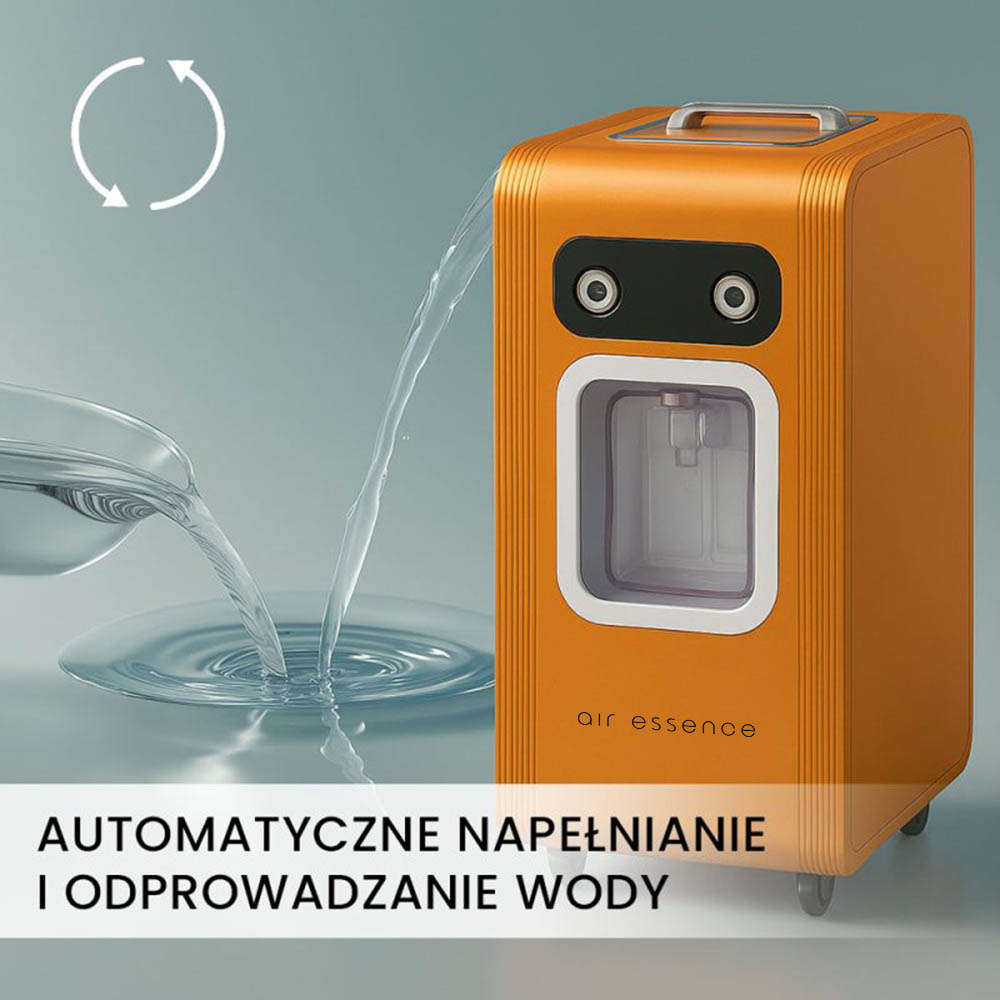Air Essence™ Euria E5 - inhalator wodoru 1500ml, 2000ml, 3000ml, 4500ml, 6000ml, H2 + O2 gaz Browna - obrazek 7