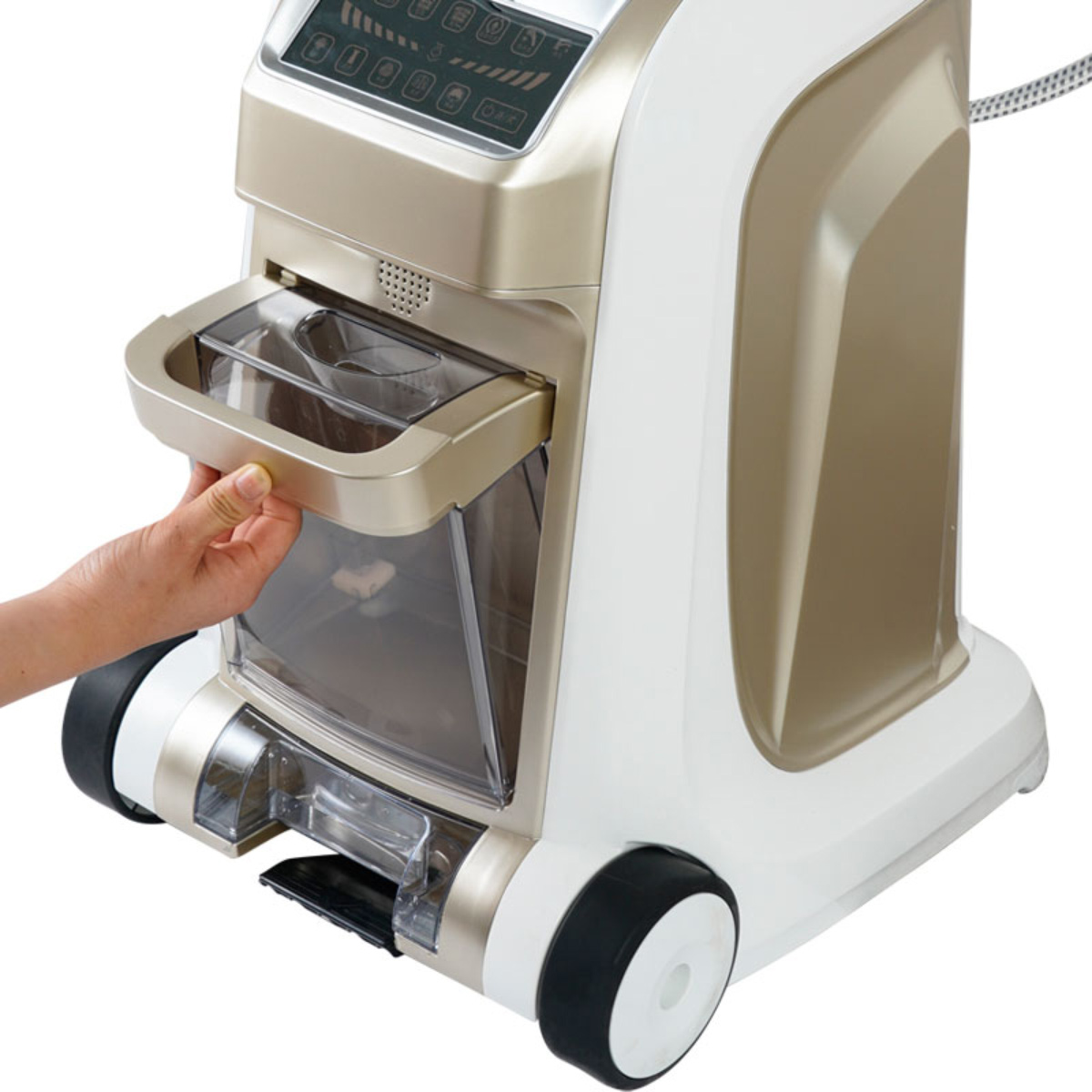 Air Essence™ LuminaSteam Elysium Max 150 g/min- system do prasowania 2w1, parownica do ubrań, uniwersalne żelazko parowe, czarny, ze zwrotu - obrazek 12