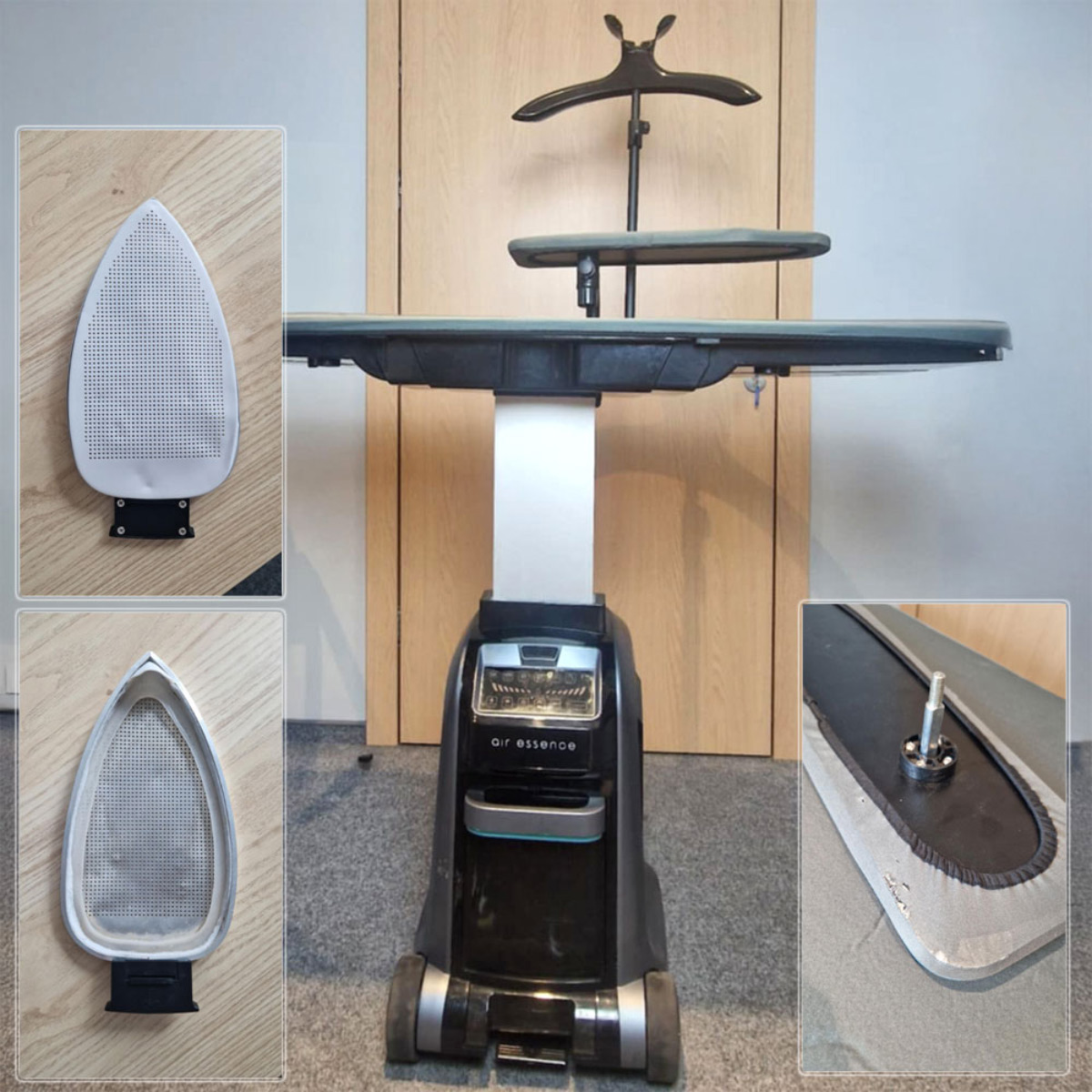 Air Essence™ LuminaSteam Elysium Max 150 g/min- system do prasowania 2w1, parownica do ubrań, uniwersalne żelazko parowe, czarny, ze zwrotu - obrazek 2