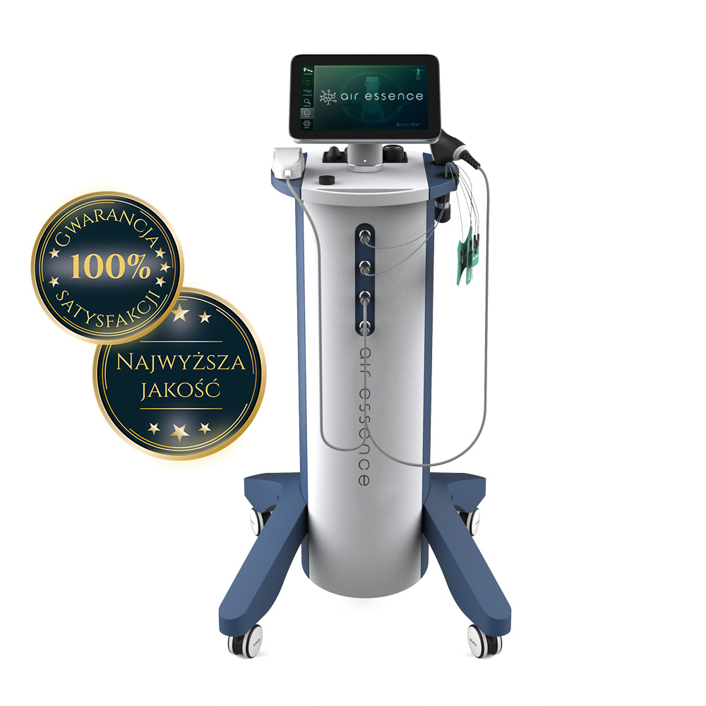 Air Essence™ Vortex V3 - 3 w 1, fala uderzeniowa pneumatyczna, elektroterapia (TENS/IFC), ultradźwięki - obrazek 6