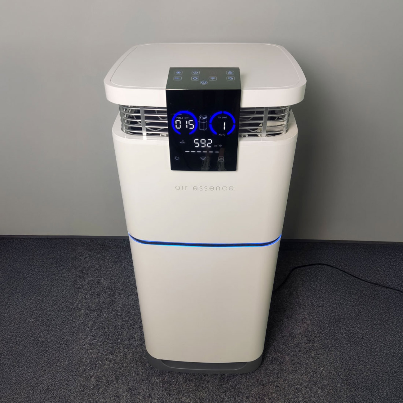 Oczyszczacz powietrza z nawilżaczem Air Essence™ Cyclone Max, 150-170m2, dotykowy 7 calowy wyświetlacz LCD, Sterylizator UVC - ze zwrotu - obrazek 4