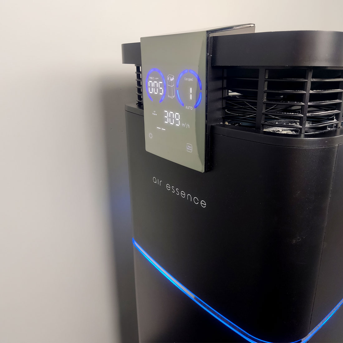 Oczyszczacz powietrza z nawilżaczem Air Essence™ Cyclone Black Max, 150-170m2, dotykowy 7 calowy wyświetlacz LCD, Sterylizator UVC - ze zwrotu - obrazek 4
