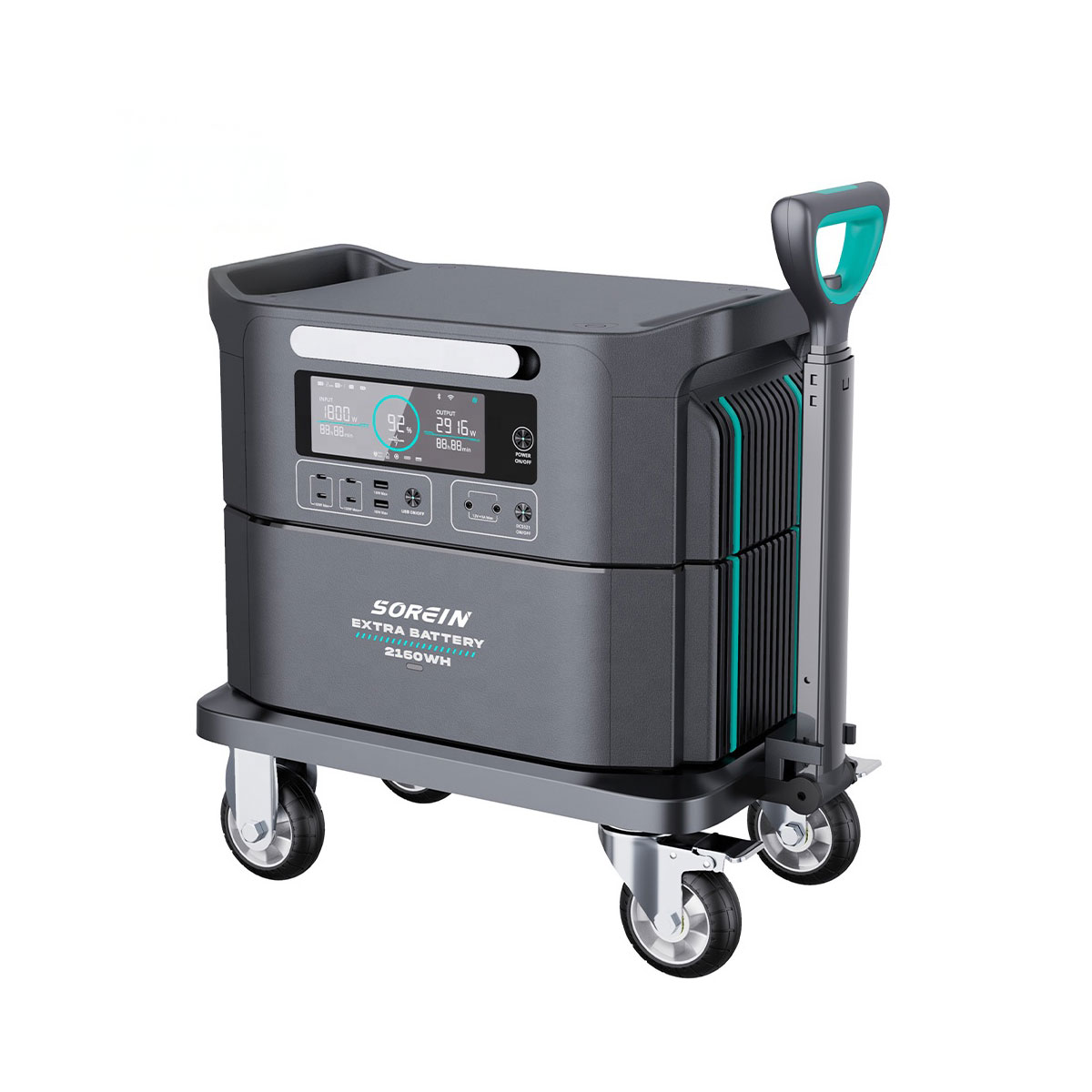 Przenośna modułowa stacja zasilania Air Essence™ Sorein A3 EcoCharge generator bank energii  2200W / 3,2 kWh