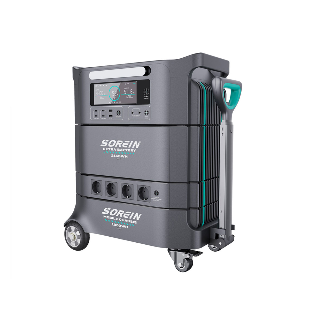 Przenośna modułowa stacja zasilania Air Essence™ Sorein A4 EcoCharge generator bank energii 4,2 kWh