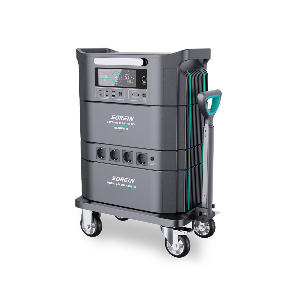Przenośna modułowa stacja zasilania Air Essence™ Sorein A5 EcoCharge generator bank energii 5,4 kWh