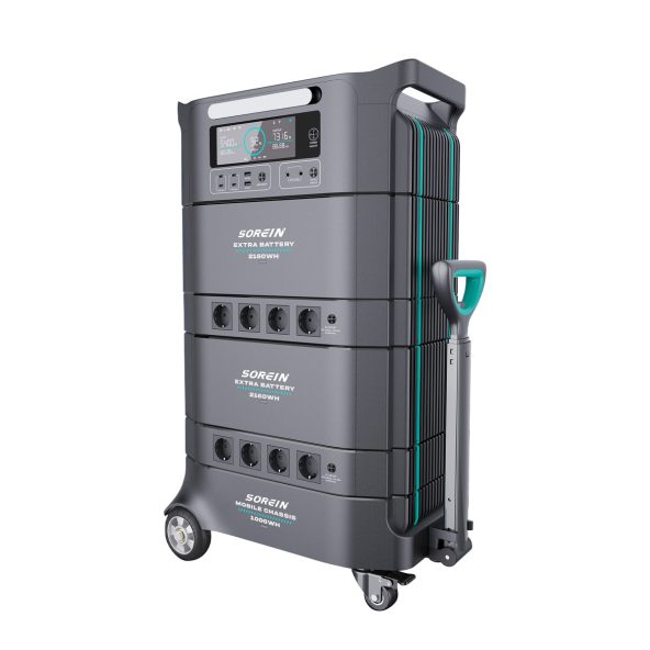 Przenośna modułowa stacja zasilania Air Essence™ Sorein A6 EcoCharge generator bank energii 6,4 kWh