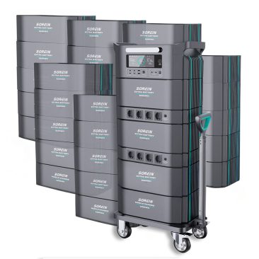 Przenośna modułowa stacja zasilania Air Essence™ Sorein A100 EcoCharge generator energii 100 kWh bank energii