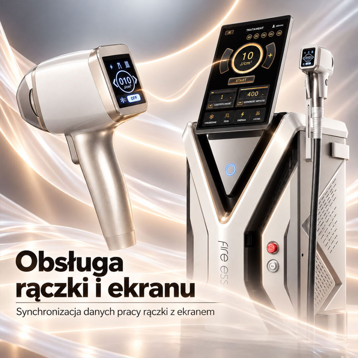 Laser diodowy Harmattan H1 do depilacji usuwanie owłosienia Fire Essence series | by Air Essence™ - obrazek 6