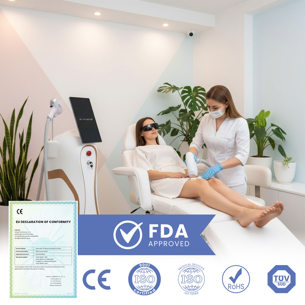 Air Essence™ Harmattan H2 laser diodowy do depilacji usuwanie owłosienia - obrazek 2