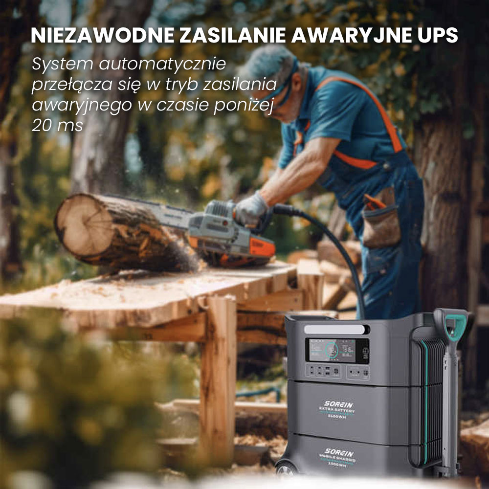 Przenośna modułowa stacja zasilania Air Essence™ Sorein A14 EcoCharge generator energii 14 kWh bank energii - obrazek 12
