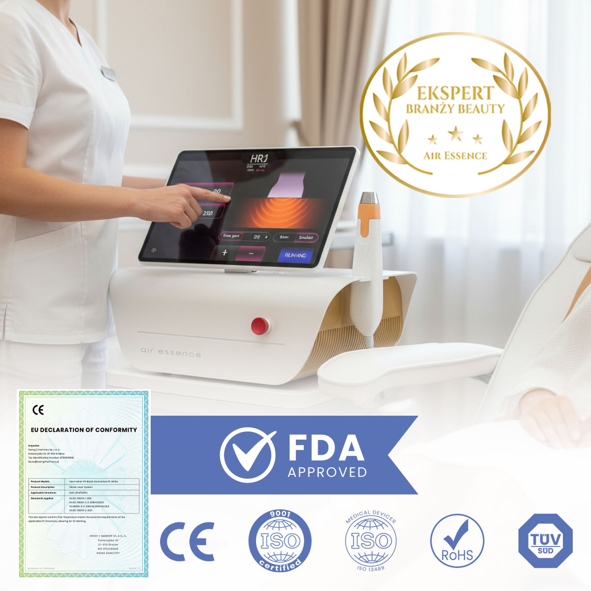 Air Essence™ Ventys V4 urządzenie do mezoterapii mikroigłowej z falami radiowymi RF - obrazek 2