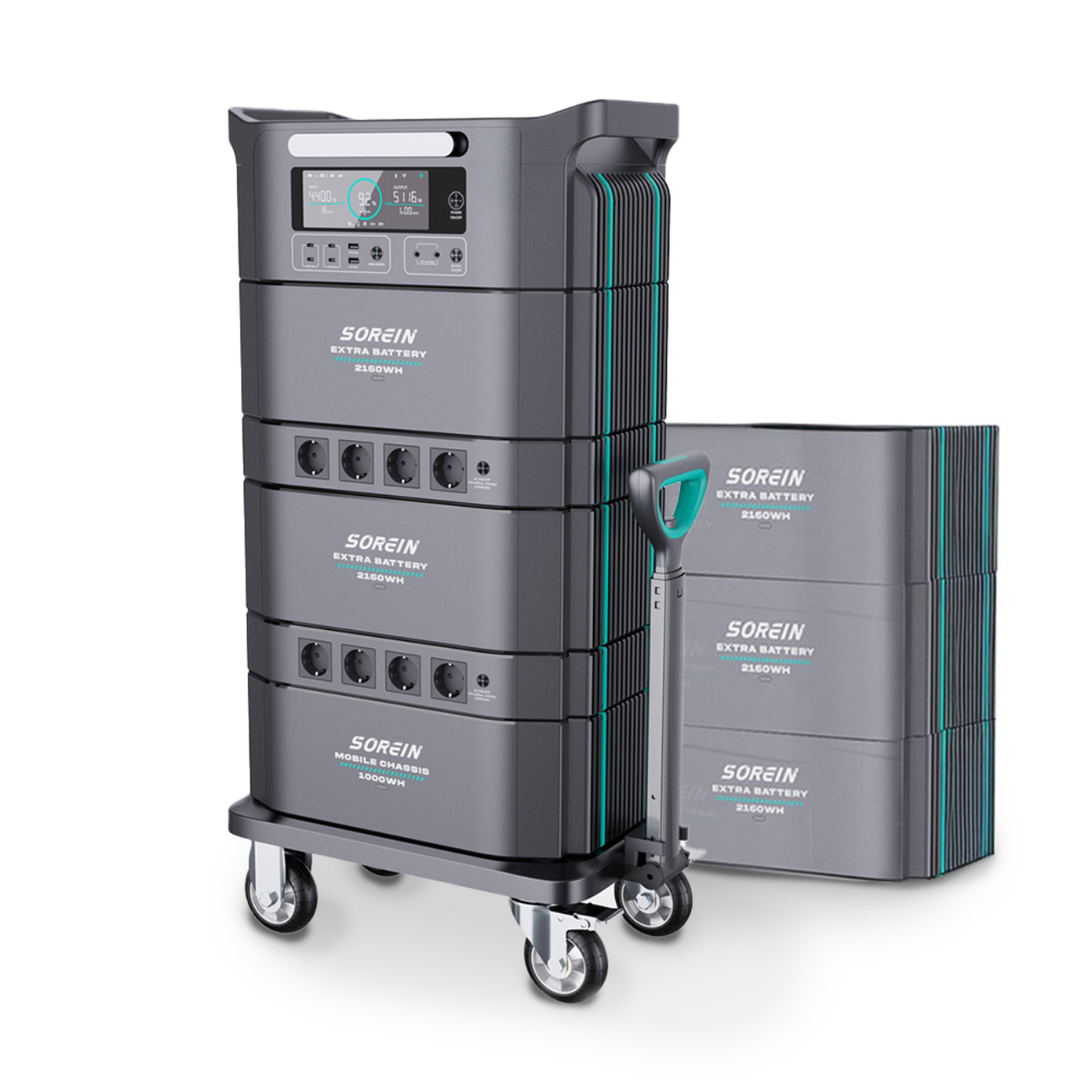 Przenośna modułowa stacja zasilania Air Essence™ Sorein A14 EcoCharge generator energii 14 kWh bank energii