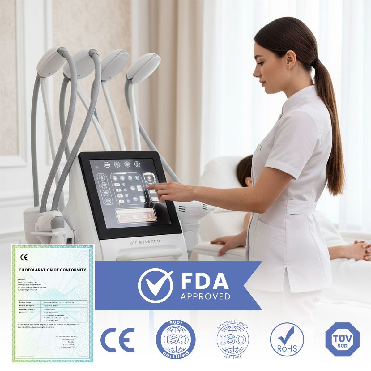 Air Essence™ Endermovac D4 – 5w1 urządzenie do endermologii, masażu próżniowego i modelowania sylwetki - obrazek 2