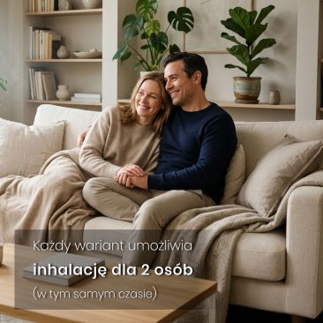 Inhalacja wodorem dla dwóch osób jednocześnie – komfort użytkowania inhalatora Euria