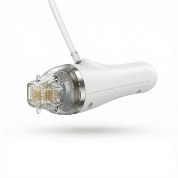 Głowica mikroigłowa RF z kartridżem wieloigłowym do urządzeń Air Essence™ Ventys. Precyzyjny aplikator do mezoterapii mikroigłowej z radiofrekwencją, przeznaczony do stymulacji kolagenu, liftingu i poprawy struktury skóry twarzy oraz ciała.