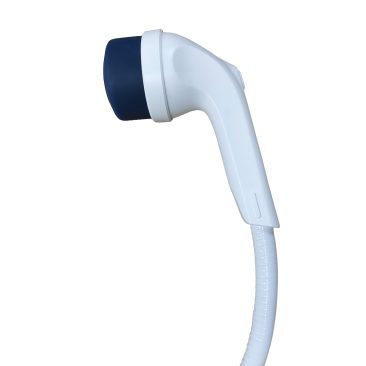 Głowica zabiegowa do urządzenia Air Essence Vortex V17 przeznaczona do terapii falą uderzeniową stosowanej w fizjoterapii i rehabilitacji, widok z boku na jasnym tle