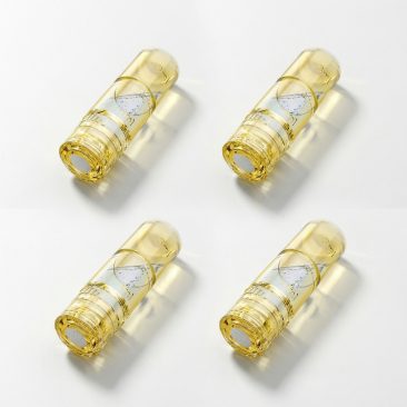 Zestaw 4 sterylnych kartridży mikroigłowych do dermapena Air Essence™. Przezroczyste, jednorazowe końcówki do mezoterapii mikroigłowej, przeznaczone do precyzyjnych mikronakłuć skóry twarzy i ciała. Akcesoria wspierające stymulację kolagenu, poprawę struktury skóry oraz redukcję zmarszczek i blizn.