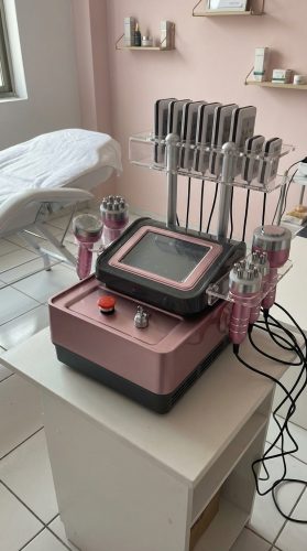 Click to view full screen Air Essence™ WindScrub S3 Kombajn kosmetyczny, wielofunkcyjne urządzenie do kawitacji ultradźwiękowej, lipo laser 6-w-1 photo review