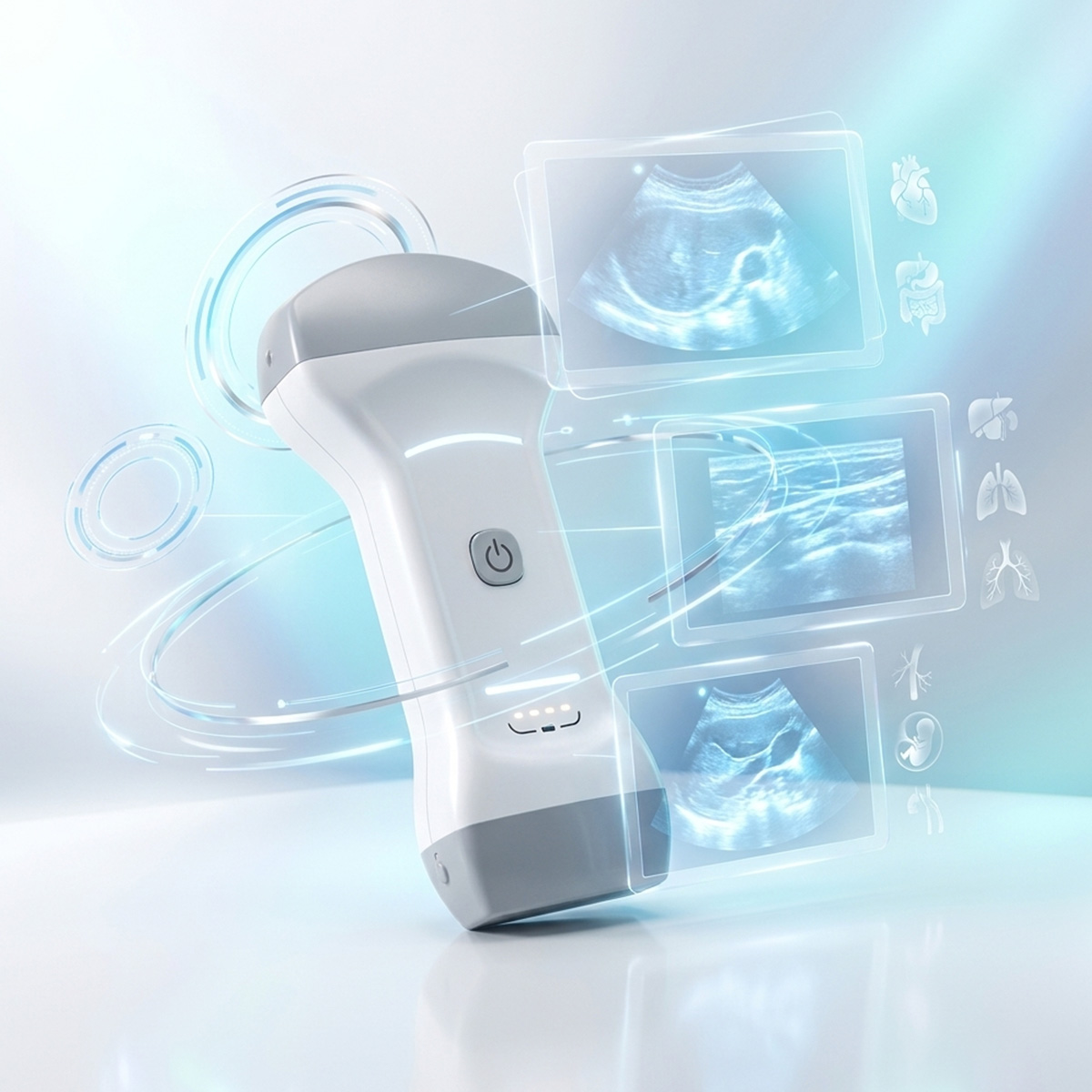 Air Essence™ UltraMed M6 - medyczny mobilny aparat USG, 3 w 1 - obrazek 5