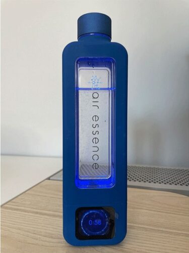 Air Essence™ Aqua Breeze butelka do wody wodorowej 400 ml z technologią PEM i generatorem wodoru H₂ photo review
