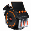 Air Essence™ Hydro Oxygen 6w1 czarne urządzenie do mikrodermabrazji, oczyszczania wodorowego i analizy skóry