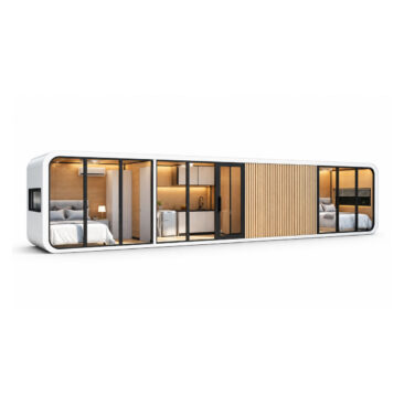 Klimatyzowany mobilny dom modułowy Air Essence™ Nest N3, kapsuła mieszkalna o powierzchni 26 m²